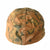 Original German WWII Reversible Waffen SS Field-Made Cap Made from Eichenlaubmuster Oak Pattern Camouflage Original Items