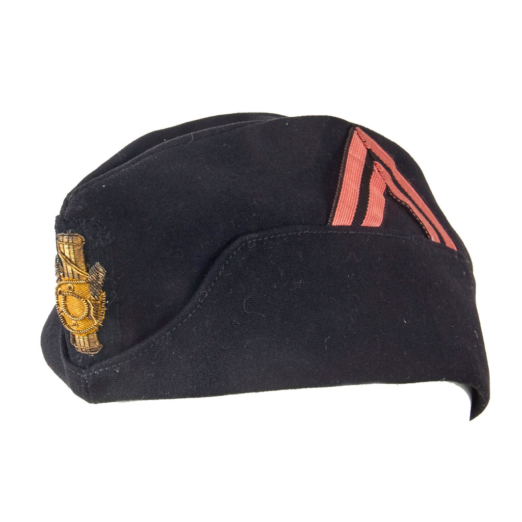 Original Italian WWII Fascist Youth GIL Overseas Cap with Rank & Cap Badge Original Items
