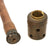 Original German WWII Training M24 Stick Grenade in Bare Brass with M24 Stick by Richard Rinker - Dated 1940