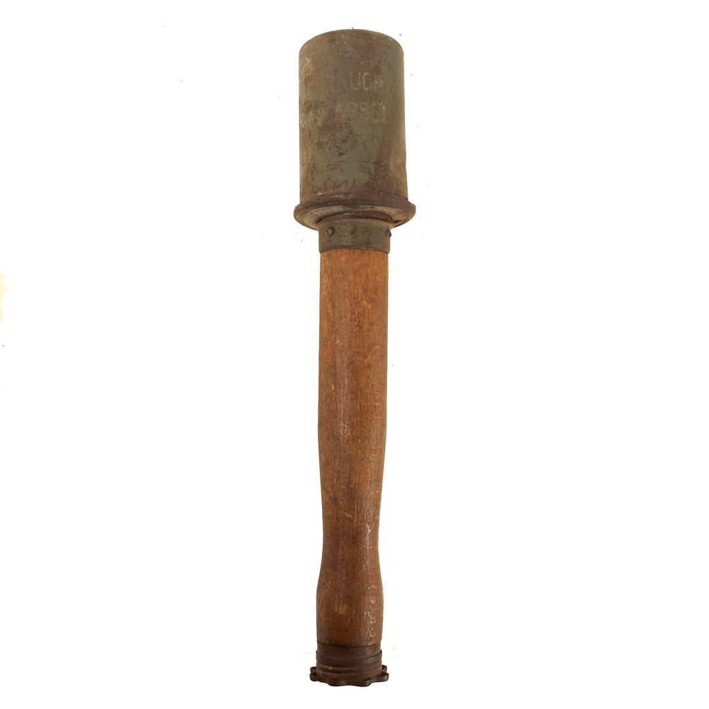 Original Imperial German WWI Inert M1917 Stick Grenade with M1916 Stick - Stielhandgranate M17 - Dated July 1916 Original Items