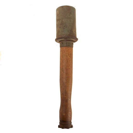Original Imperial German WWI Inert M1917 Stick Grenade with M1916 Stick - Stielhandgranate M17 - Dated July 1916 Original Items