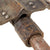 Original German WWII Folding Shovel Klappspaten by Hugo Linder Deltawerk with 1941-Dated Leather Carrier Original Items