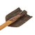 Original German WWII Folding Shovel Klappspaten by Hugo Linder Deltawerk with 1941-Dated Leather Carrier Original Items