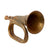 Original Imperial German WWI Military Bugle Bearing Prussian Crest by Zimmerman of Leipzig - Dated 1915 Original Items