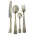 Original German WWII DAF National Labor Front Factory Mess Hall Stainless Steel Utensil Set - 4 Items Original Items