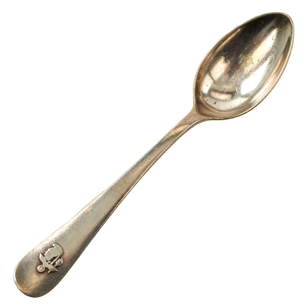 Original German WWII Rare HDDK Haus der Kunst Art Museum Silver Plated Teaspoon by Bruckmann Original Items