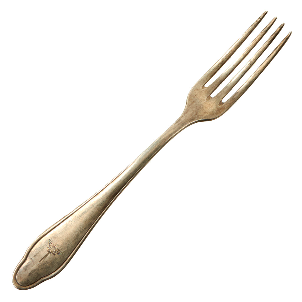 Original German WWII NSRB National Socialist Association of Legal Professionals Silver Plated Fork by Wellner Original Items