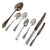 Original German WWII Cutlery Set with Many Luftwaffe Utensils - 7 Items Original Items