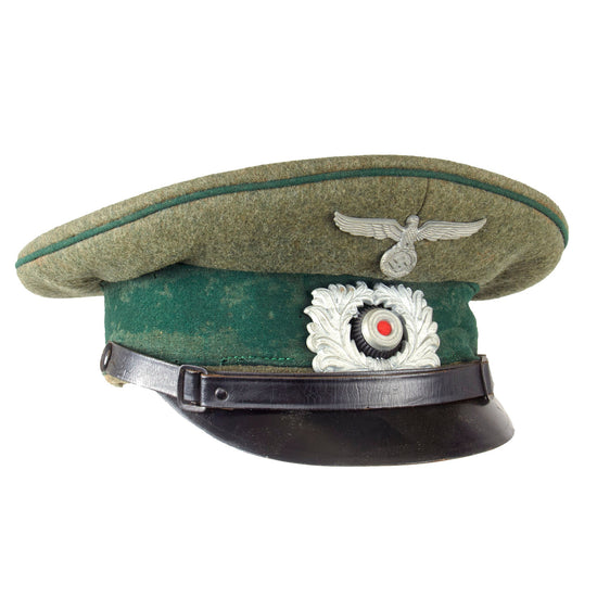Original German WWII Customs Official Schirmmütze Visor Cap by Clemens Wagner - Size 58 Original Items
