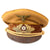 Original German WWII NSDAP Reichsleitung National Level Political Leader's Visor Cap - Missing Sweatband Original Items