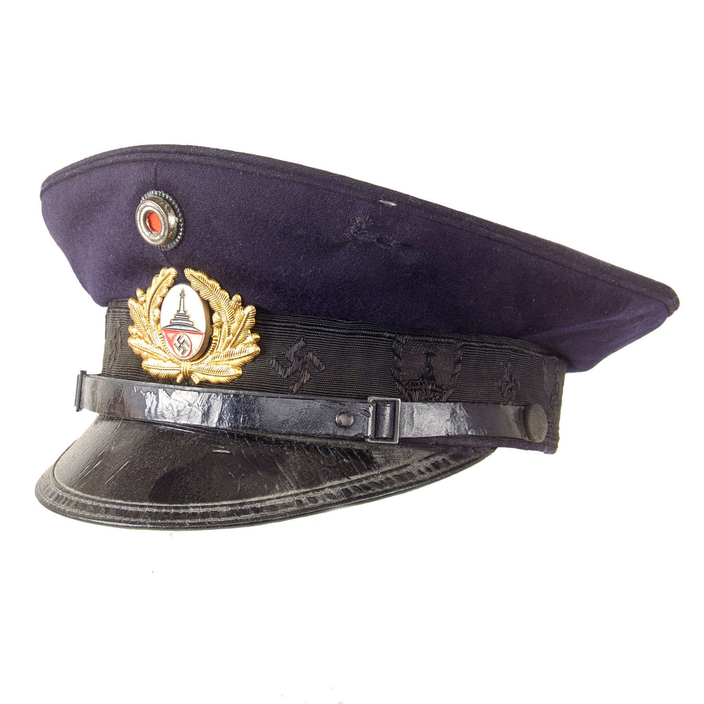 Original German WWII Early DRKB Kyffhäuser State Veterans Association Visor Cap - Dated 1935 Original Items