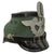 Original German WWII 1938 Dated Late Pattern Metropolitan Police Shako by EREL - Size 56 cm Original Items