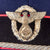 Original German WWII Fire Protection Police Officer Schirmmütze Visor Cap by Top Maker Peküro - Peter Küpper Original Items