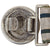 Original German WWII Heer Army Officer's Dress Brocade Belt with Aluminum Buckle Original Items