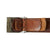 Original German WWII Heer Army EM/NCO Leather Parade Belt with Nickel Plated Steel Buckle, J.C. Maedicke 1941 Dated Leather Tab, Size 90 Original Items