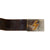Original German WWII Child Sized HJ Early DJ Leather Belt with Deutsches Jungvolk Single Rune Plated Brass Buckle Original Items