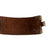 Original German WWII Child Sized HJ Early DJ Leather Belt with Deutsches Jungvolk Single Rune Plated Brass Buckle Original Items