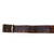 Original German WWII Child Sized HJ Early DJ Leather Belt with Deutsches Jungvolk Single Rune Plated Brass Buckle Original Items