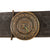 Original German WWII Westphalia Fire Police Officer's Leather Belt with Brass Hanoverian Horse Buckle Original Items