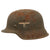 Original German WWII USGI Captured and Decorated M42 Steel Helmet with 59cm Liner - Stamped ET66 Original Items