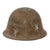 Original WWII Imperial Japanese Zinc Civil Defense / Last Ditch Helmet - Complete with Chinstrap and Liner with Kanji Markings Original Items