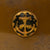Original Imperial Japanese Army WWII Type 90 Civil Defense Helmet With Naval Shipbuilding Worker Badge - Complete Original Items