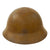 Original Imperial Japanese Army WWII Type 90 Civil Defense Helmet With Naval Shipbuilding Worker Badge - Complete Original Items