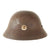 Original Imperial Japanese Army WWII Type 90 Civil Defense Helmet with Badge & Kanji on Rear - Partial Liner & Chinstrap Original Items