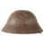 Original Imperial Japanese Army WWII Type 90 Civil Defense Helmet with Badge & Kanji on Rear - Partial Liner & Chinstrap Original Items