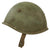 Original WWII Italian M33 Helmet with 3rd Bersaglieri Regiment Stencil - Full Liner & Chinstrap Original Items