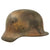 Original German WWII Heer Army Single Decal M40 Camouflage Helmet with 1944 Dated 57cm Liner - EF64 Original Items