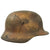 Original German WWII Heer Army Single Decal M40 Camouflage Helmet with 1944 Dated 57cm Liner - EF64 Original Items