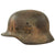 Original German WWII Heer Army Single Decal M40 Camouflage Helmet with 1944 Dated 57cm Liner - EF64 Original Items