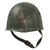 Original WWII Italian Generale d’Armata M33 Helmet with White Cross General’s Stencil - 59cm Liner & Chinstrap Original Items