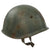 Original WWII Italian Generale d’Armata M33 Helmet with White Cross General’s Stencil - 59cm Liner & Chinstrap Original Items