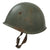 Original WWII Italian Generale d’Armata M33 Helmet with White Cross General’s Stencil - 59cm Liner & Chinstrap Original Items