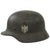 Original German WWII Heer Army M40 Single Decal Steel Helmet with 1940 Dated 56cm Liner - Stamped Q64 Original Items