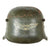 Original German Pre-WWII Luftschutz Reissued Overpaint Commercial M1916 Early Double Decal Police Helmet - Shell size 64 Original Items