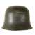 Original German Pre-WWII Luftschutz Reissued Overpaint Commercial M1916 Early Double Decal Police Helmet - Shell size 64 Original Items