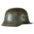 Original German Pre-WWII Luftschutz Reissued Overpaint Commercial M1916 Early Double Decal Police Helmet - Shell size 64 Original Items