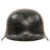 Original German WWII Kriegsmarine Single Decal M42 Steel Helmet Shell with 1940 Dated Liner Band, Stamped EF64
