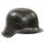 Original German WWII Kriegsmarine Single Decal M42 Steel Helmet Shell with 1940 Dated Liner Band, Stamped EF64
