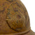 Original French WWI Model 1915 Adrian Helmet Shell with Siam Thailand Badge & Updated Liner Original Items