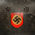 Original German WWII M34 Civic Square Dip NSDAP Double Decal Police Steel Helmet with 55cm Liner and Chinstrap - Ordnungspolizei Original Items
