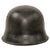 Original German WWII M34 Civic Square Dip NSDAP Double Decal Police Steel Helmet with 55cm Liner and Chinstrap - Ordnungspolizei Original Items