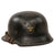 Original German WWII M34 Civic Square Dip NSDAP Double Decal Police Steel Helmet with 55cm Liner and Chinstrap - Ordnungspolizei Original Items