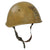 Original WWII Italian M33 Helmet with Fake Sand Camouflage Paint and Stencil - Full Liner & Chinstrap - Size 57 Original Items