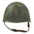 Original WWII Italian M33 Helmet with Unidentified Stencil Possibly Navy-Related - Full 57cm Liner & Chinstrap Original Items