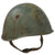 Original WWII Italian M33 Helmet with Unidentified Stencil Possibly Navy-Related - Full 57cm Liner & Chinstrap Original Items
