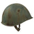 Original WWII Italian M33 Helmet with Unidentified Stencil Possibly Navy-Related - Full 57cm Liner & Chinstrap Original Items